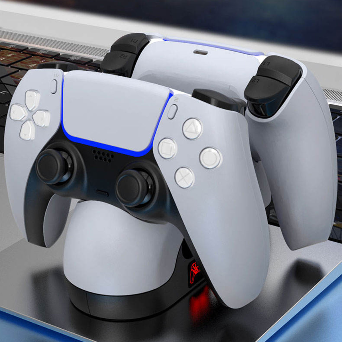 IPEGA PG-P5008 Portable Gamepad Charging Station Handheld Game Controller Dual Charging Dock for PS5 Controller IPEGA PG-P5008 Portable Gamepad Charging Station Handheld Game Controller Dual Charging Dock for PS5 Controller